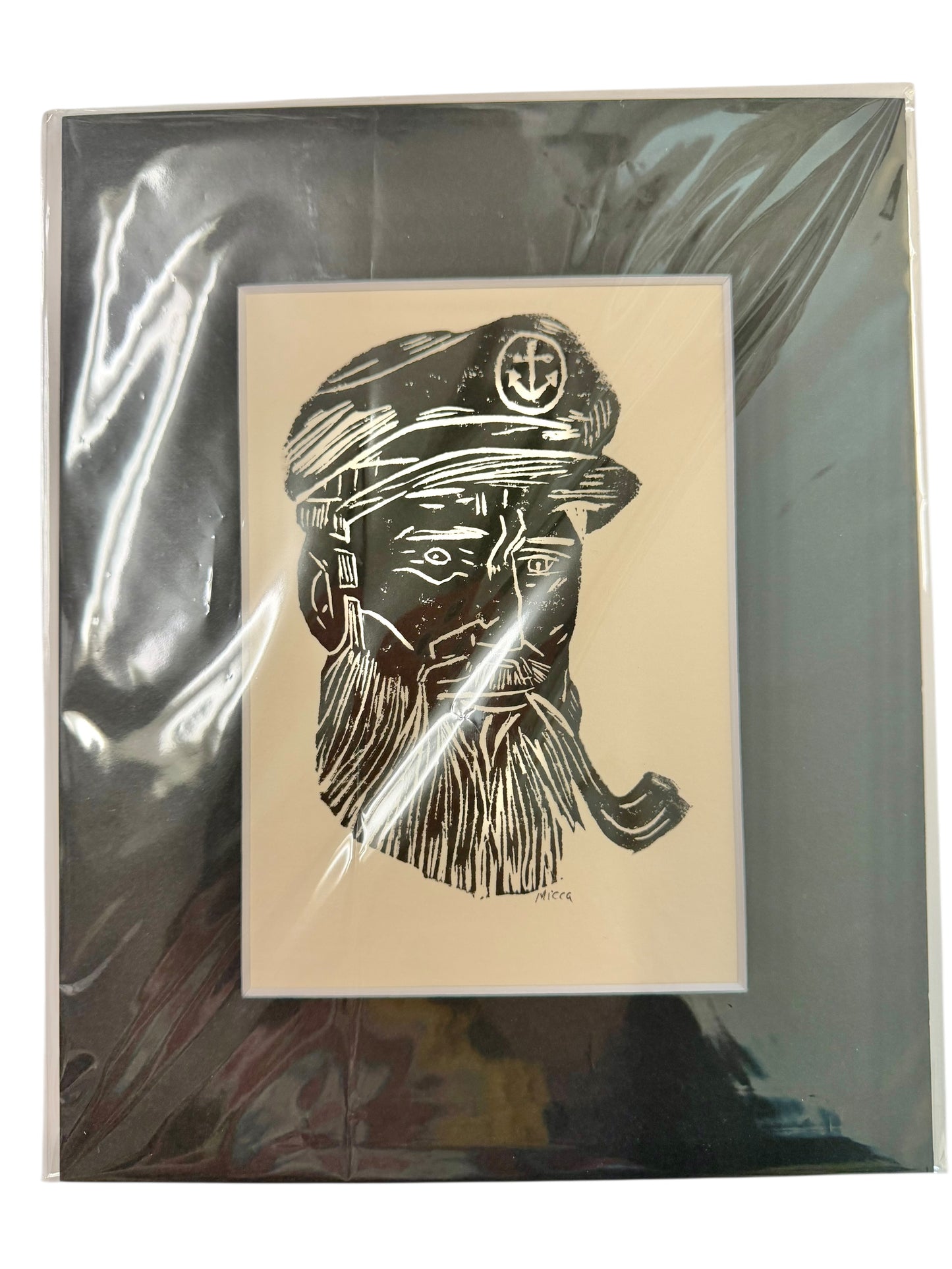 Matted Art Print | Salty Sailor