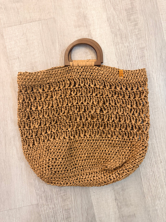Handwoven Raffia Tote Bag