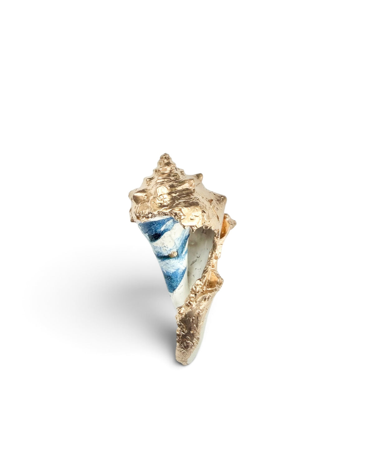 Original Art | Mini Mollusk Shell Babies | Blue