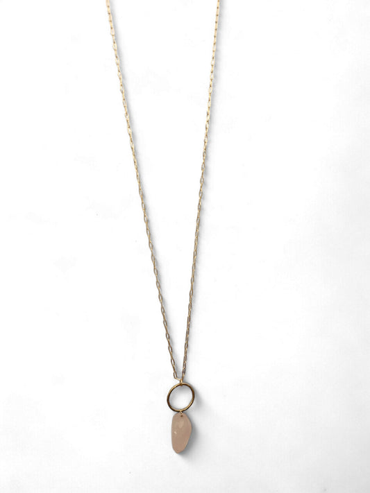 Necklace | Long | Pink 1