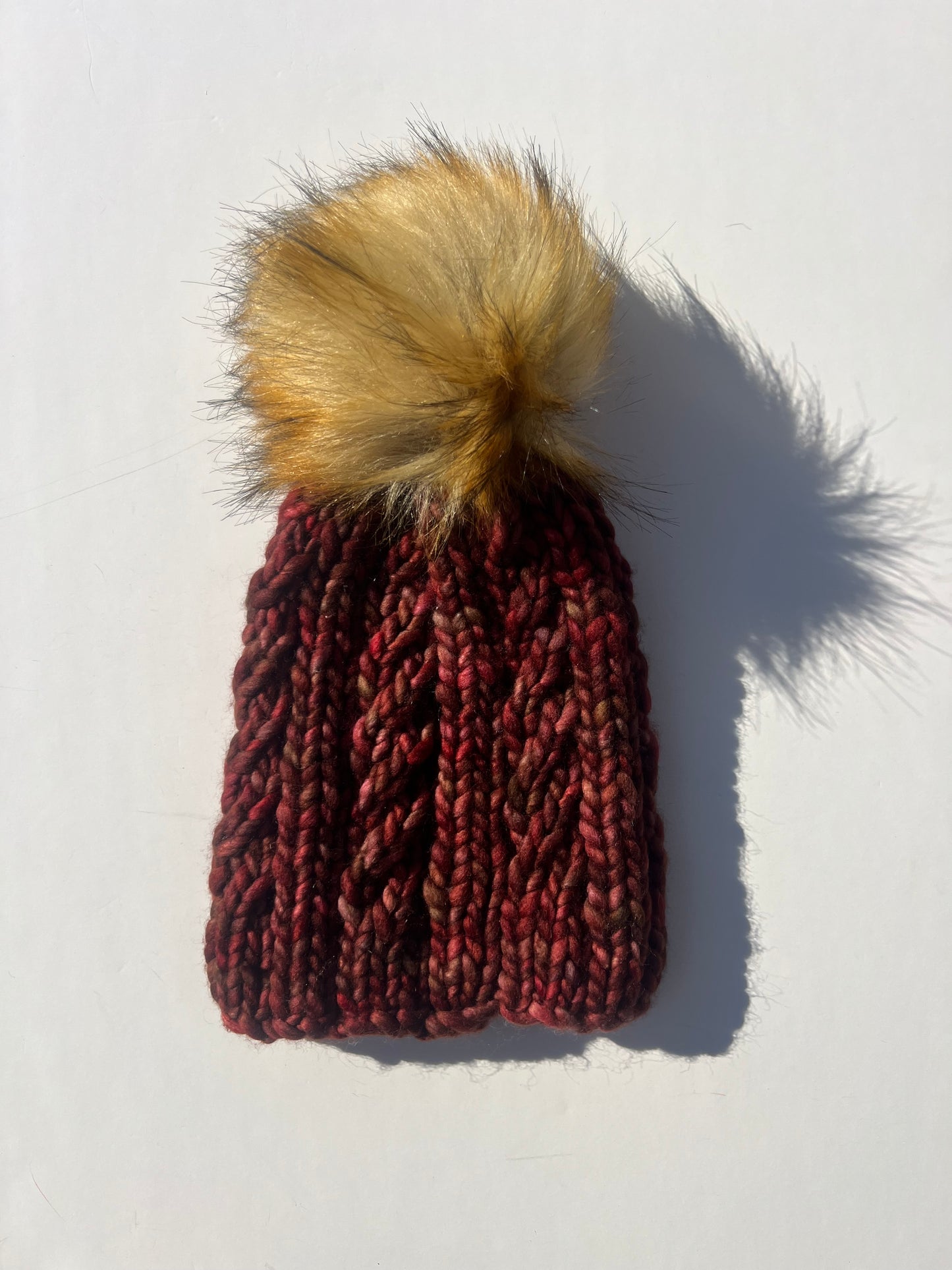 Hat + Pom | Rust