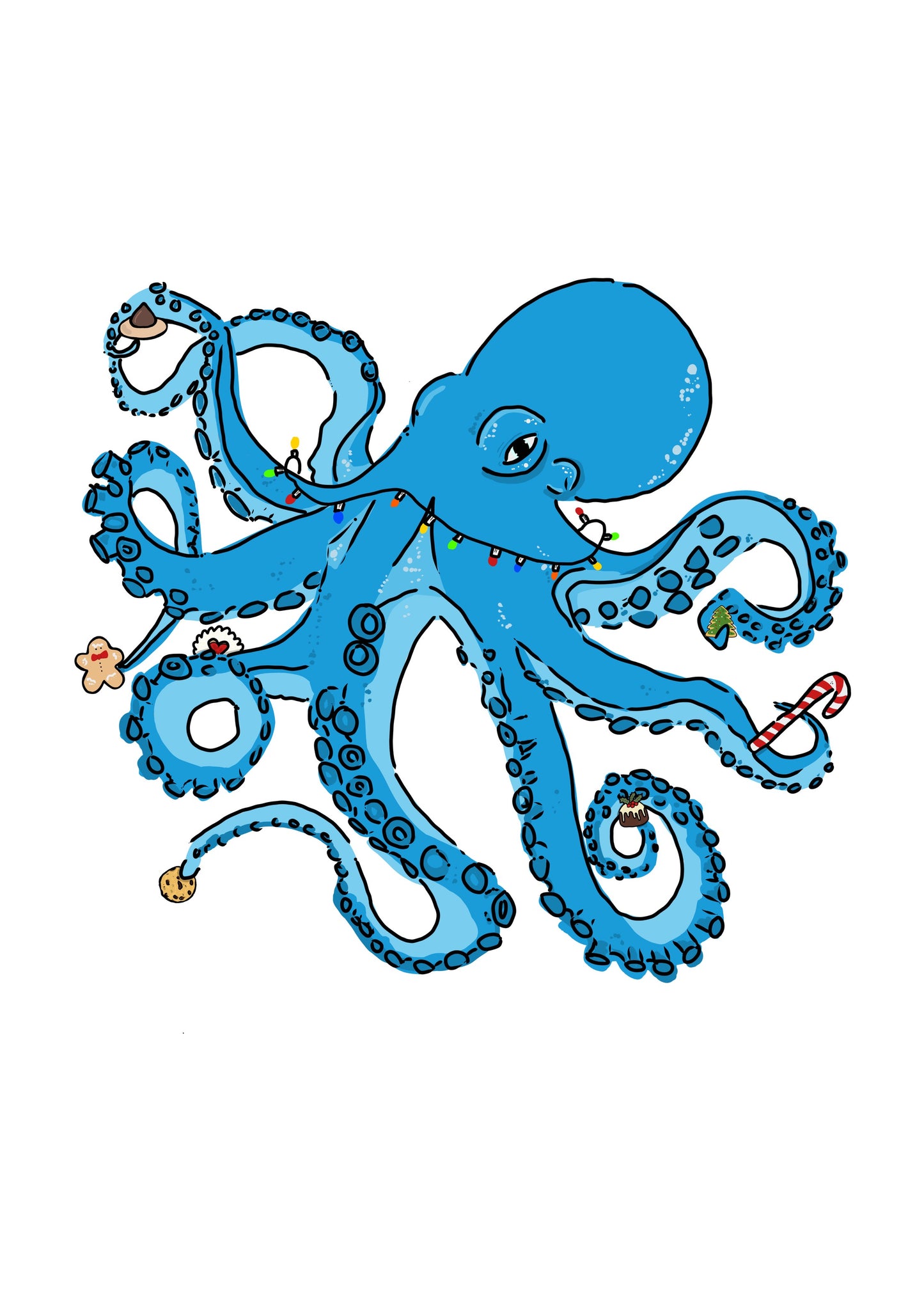 Holiday Card | Octopus