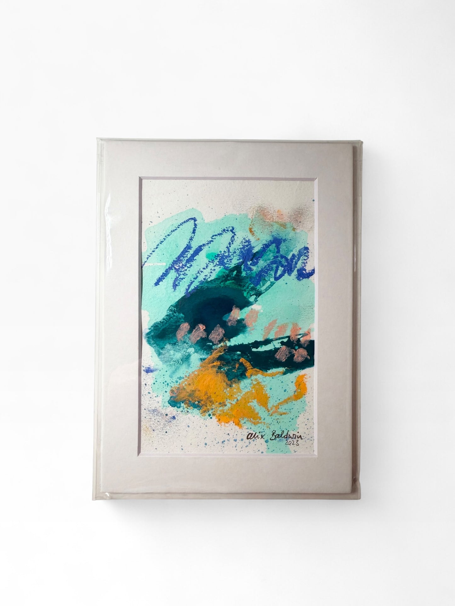 Mini Matted Original Artwork by Alix Baldwin
