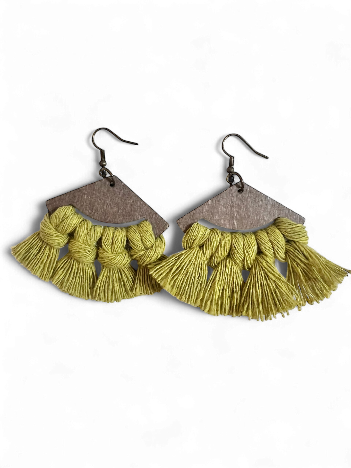 Earrings | Tricurve | Chartreuse