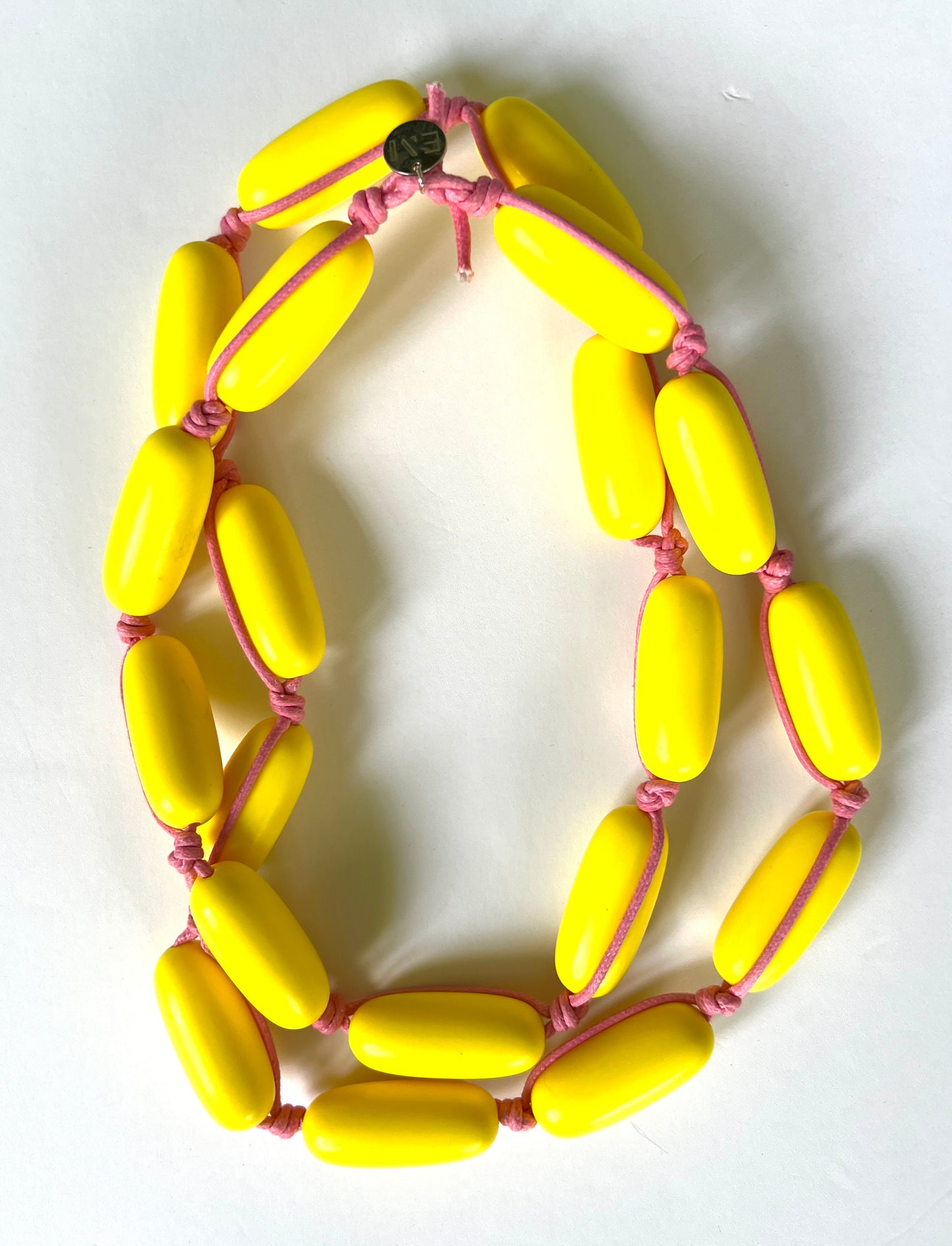 Color Pop Bead Necklace | Lemon Drop