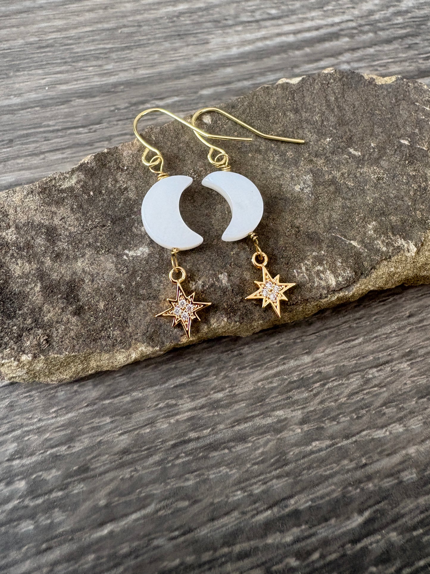 Earrings | Gold | Moon Star
