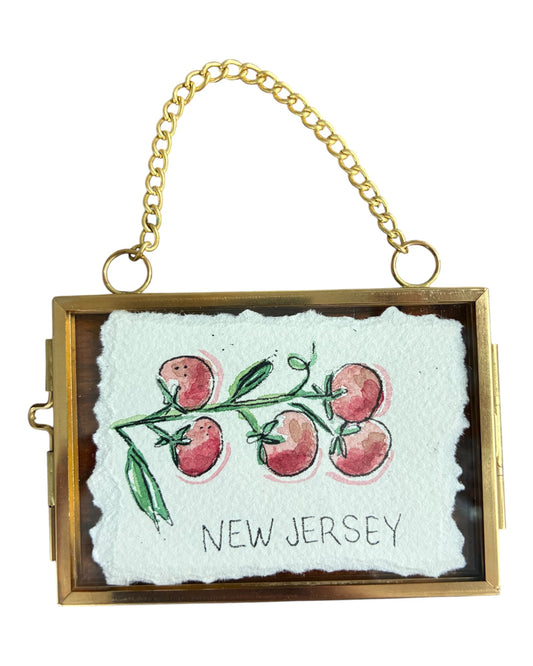 Original Watercolor Artwork | Jersey Tomato 3