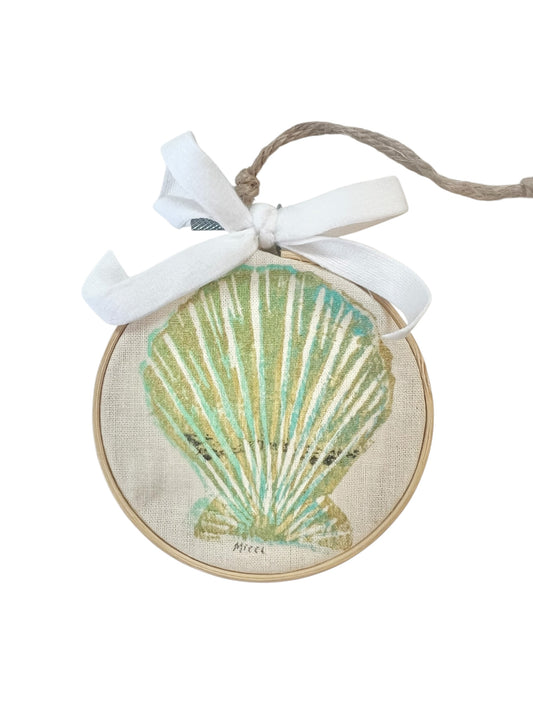 Hand Printed Small Ornament