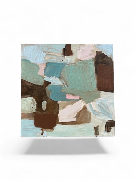Original Abstract Painting | Quiet Corner | 20" x 20" x 2"