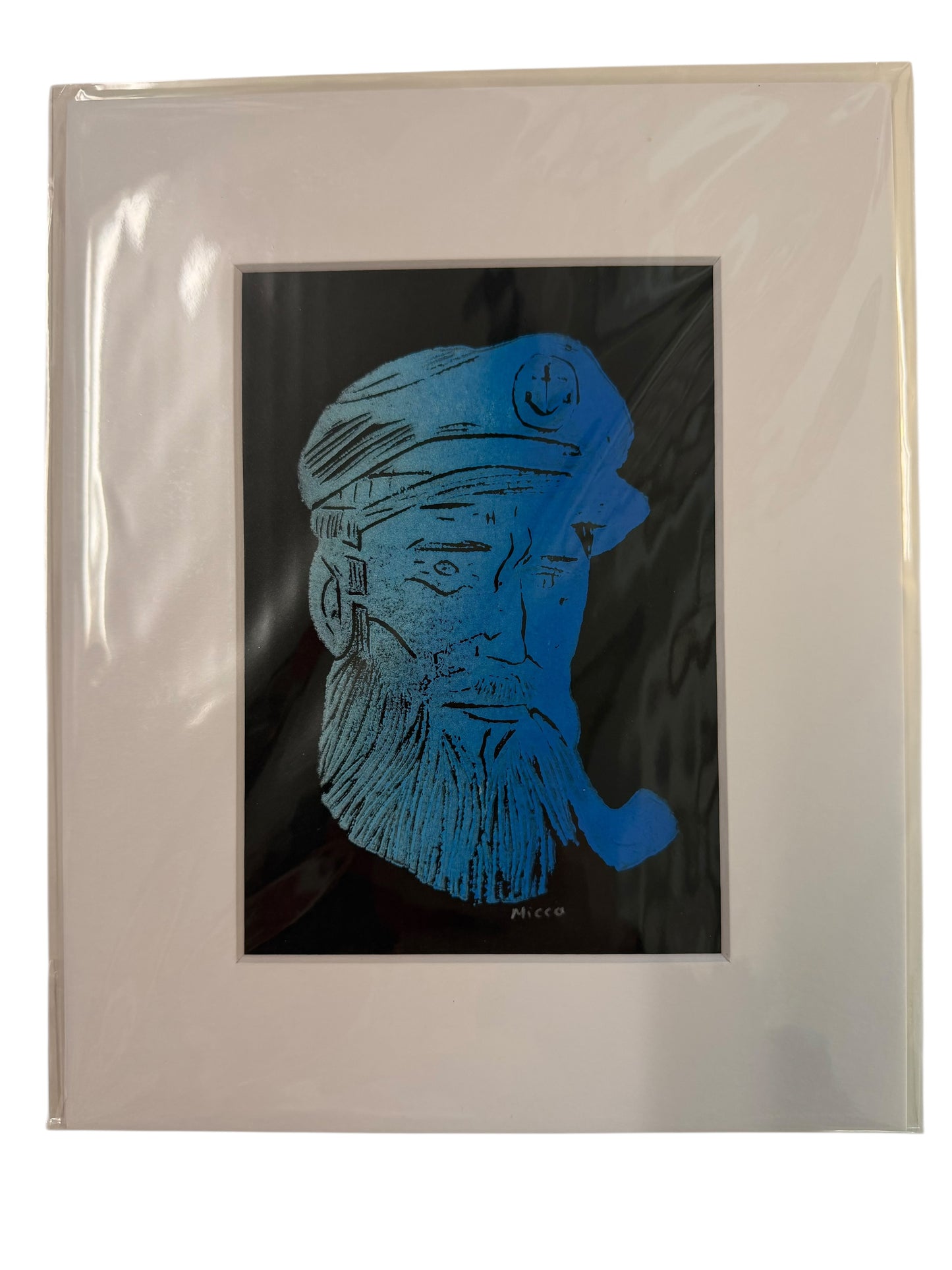 Matted Art Print | Salty Sailor