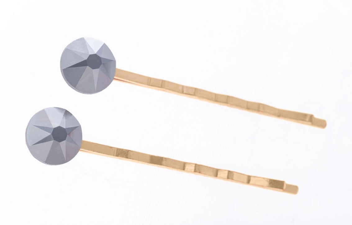 Unity Crystal Bobby Pins