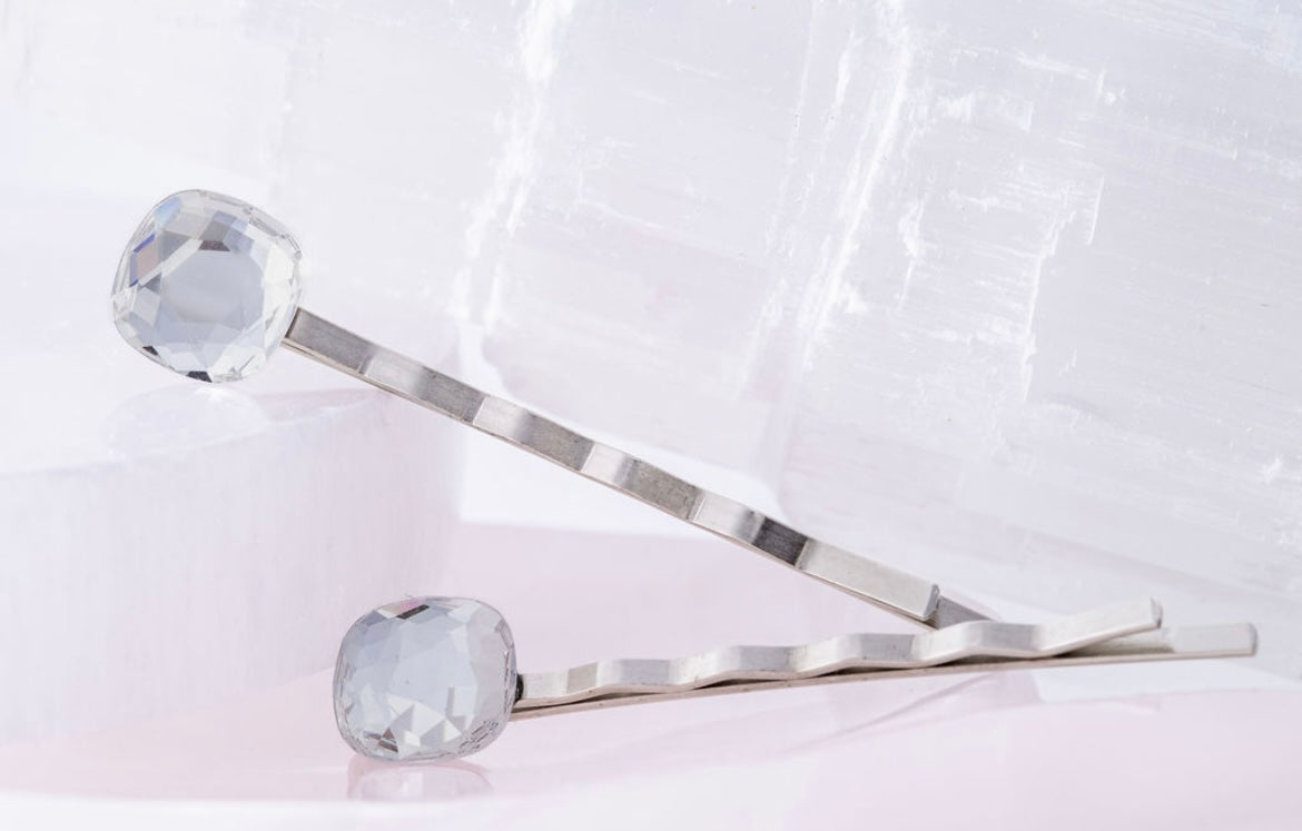 Unity Crystal Bobby Pins