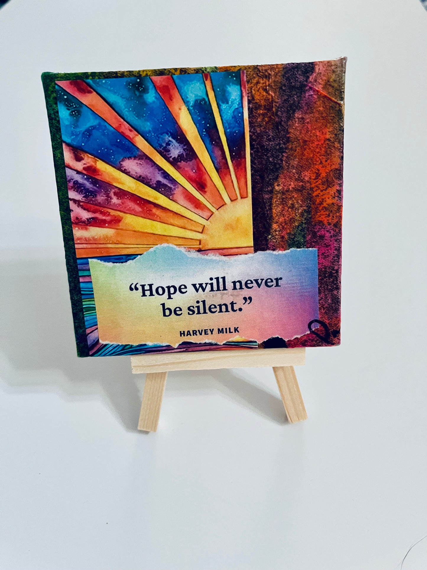 Harvey Milk | Mixed Medium Collage on Canvas