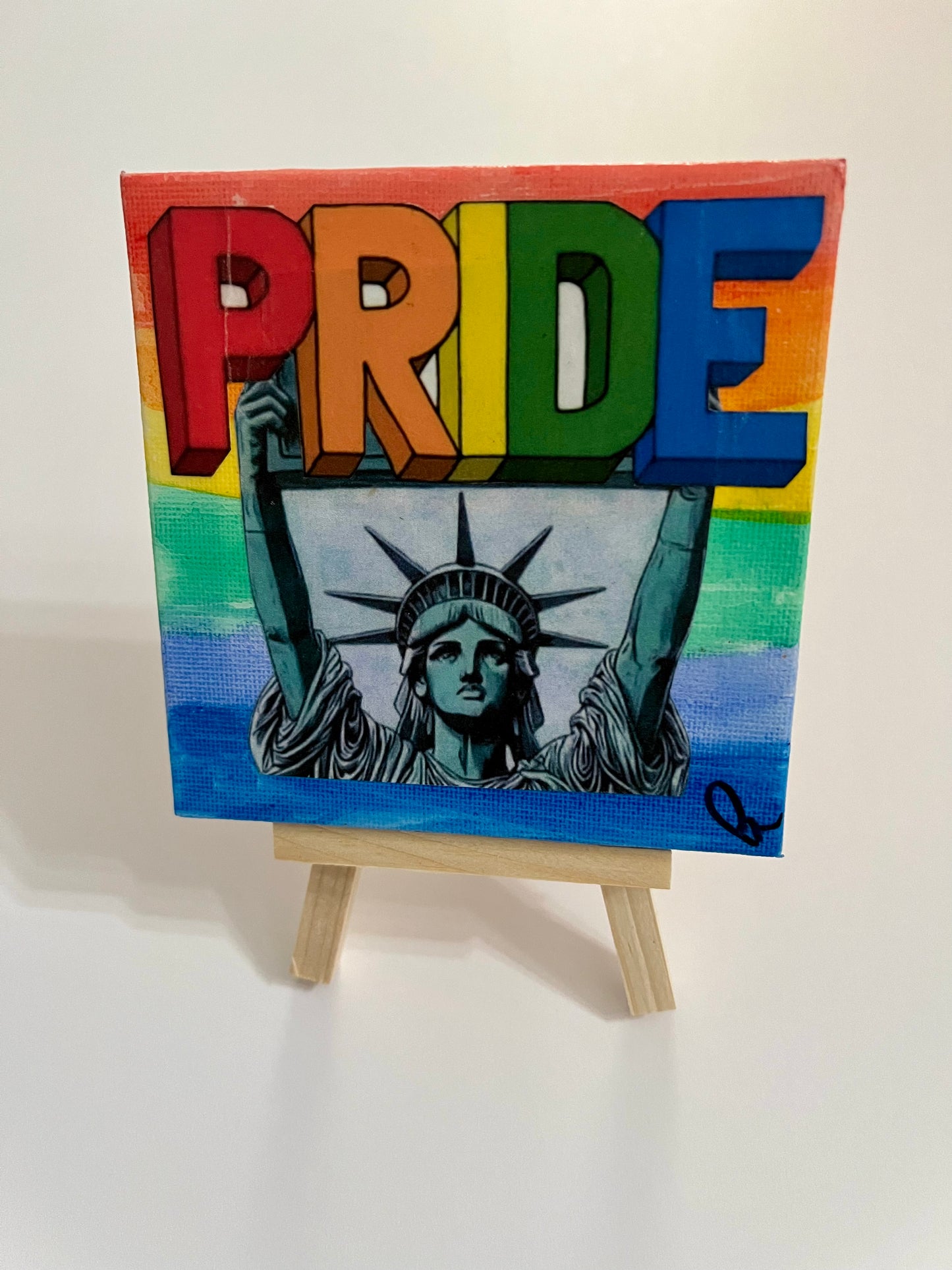 Big Pride | Mixed Medium Collage on Canvas