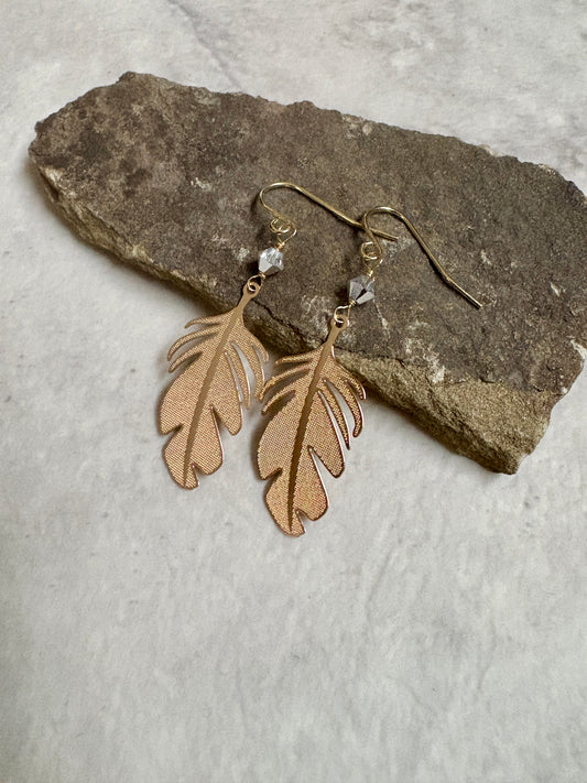 Earrings | Feather | Silver