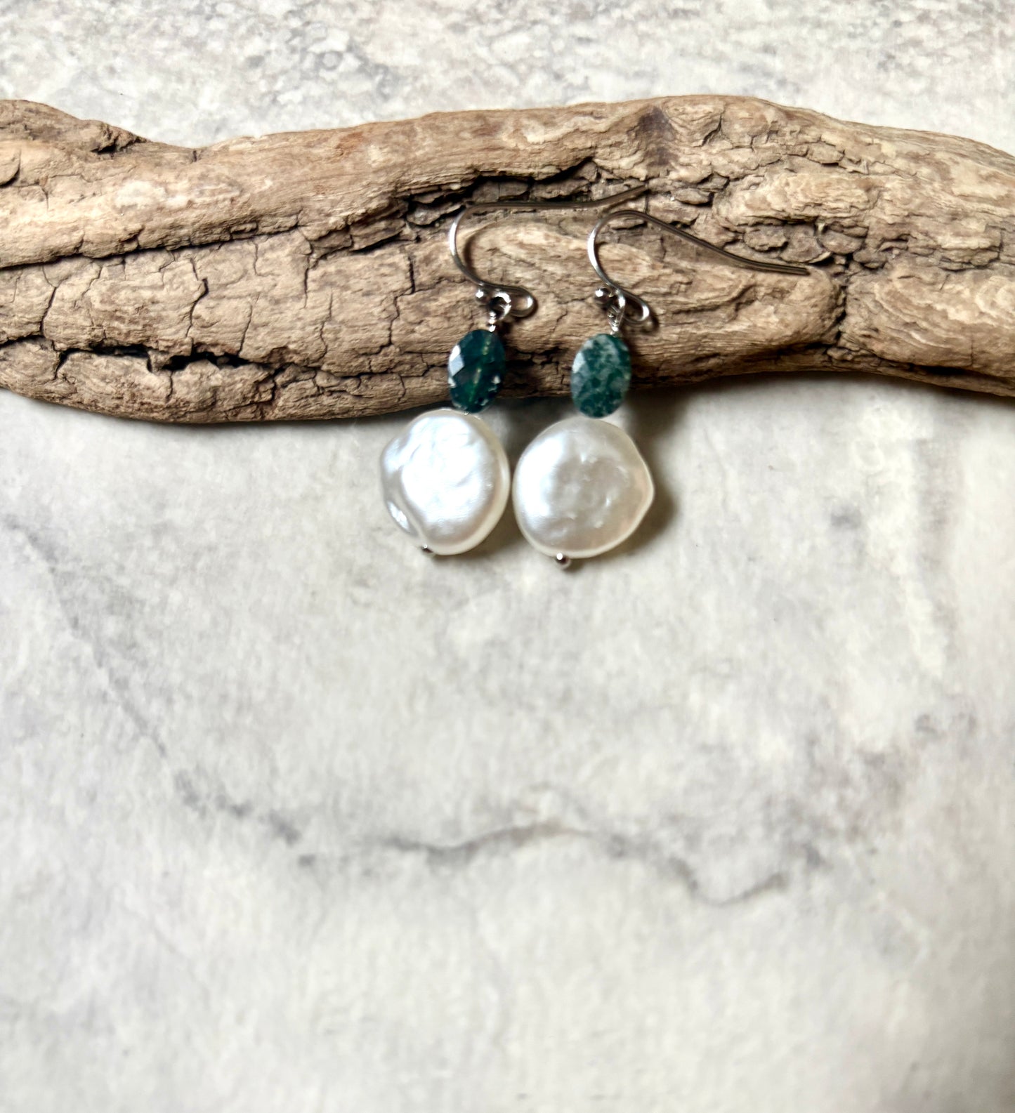Handmade Earrings | Pearl Small Drop