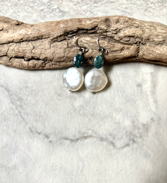 Handmade Earrings | Pearl Small Drop