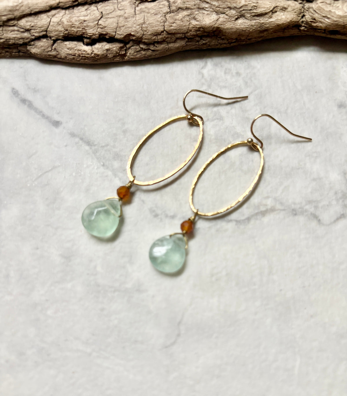 Handmade Earrings | Oval Long