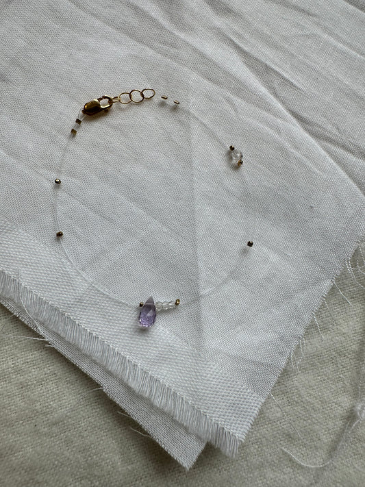 Handmade Bracelet | Tear Amethyst