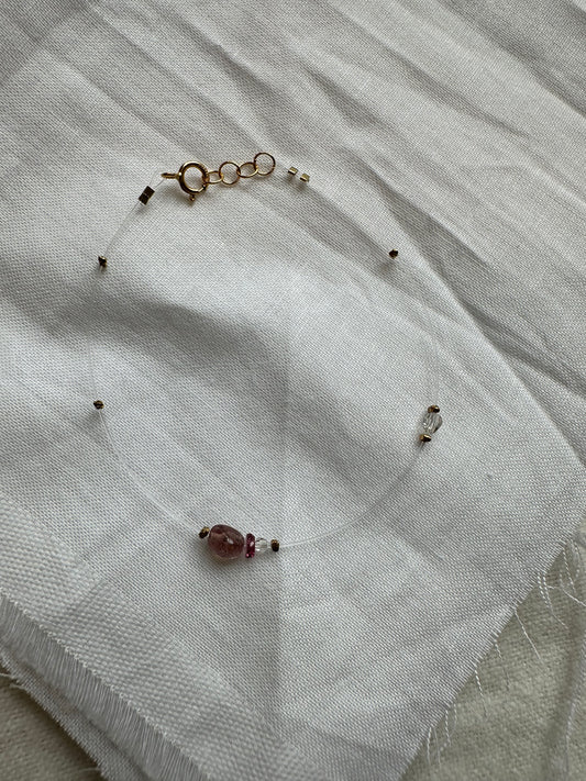 Handmade Bracelet | Plum Spinel + Garnet