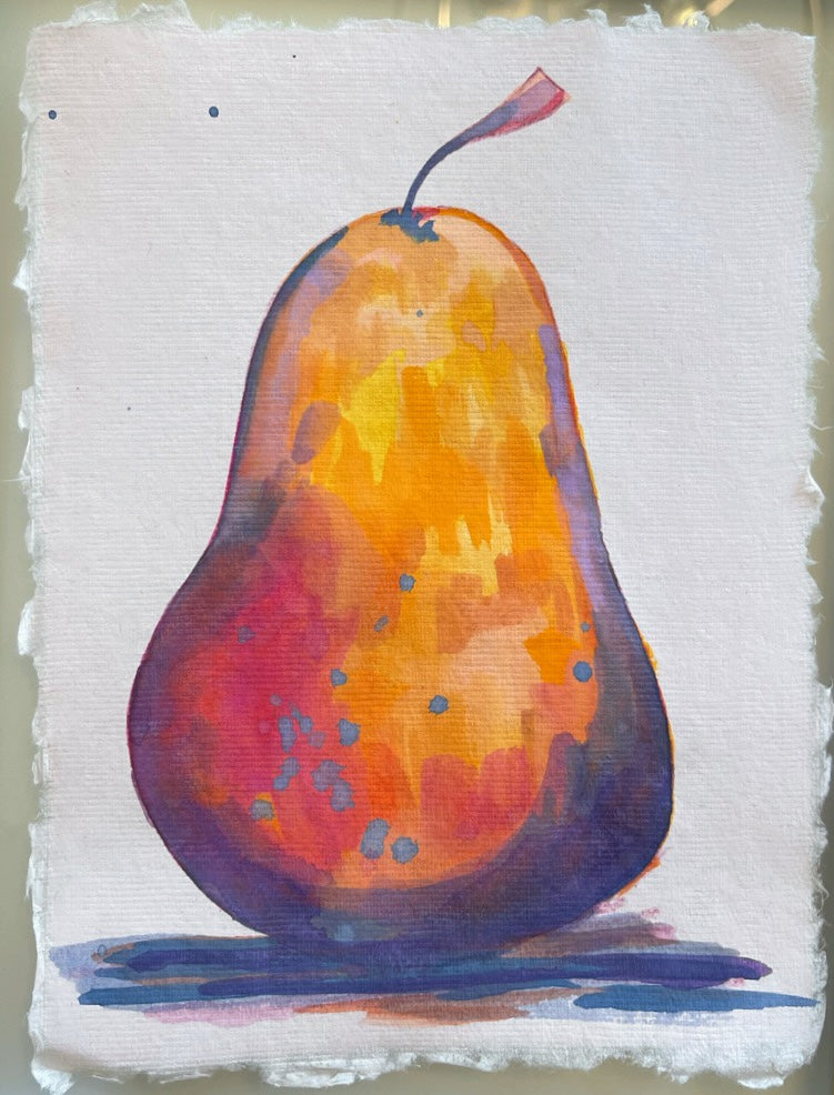 Artwork |  Pear Gouache III