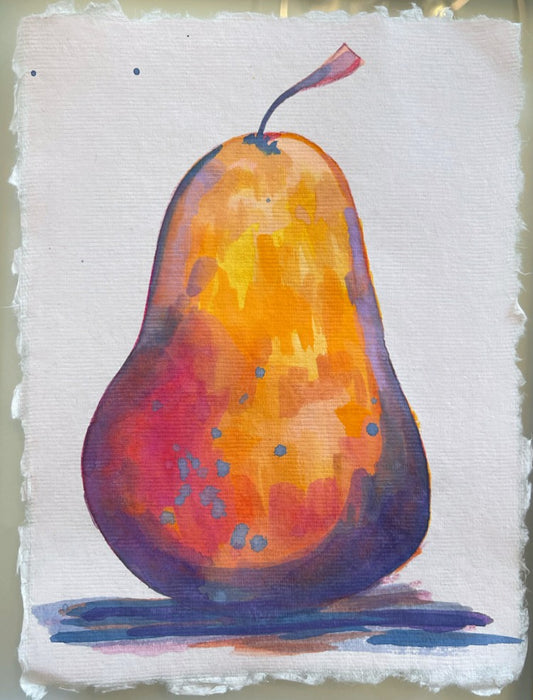 Artwork |  Pear Gouache III