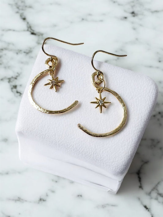 Earrings | Gold | Moons