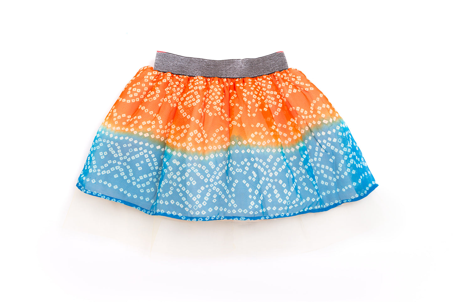 Taara Tutu Skirt | Orange and Blue | size 6/7