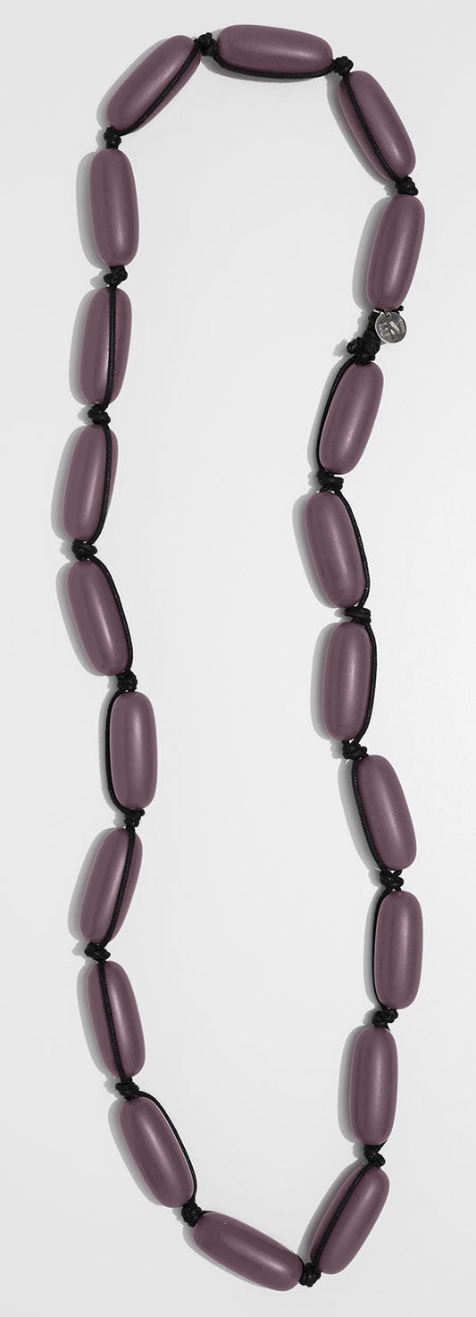 Evie Marques Original necklace Wine on black cord