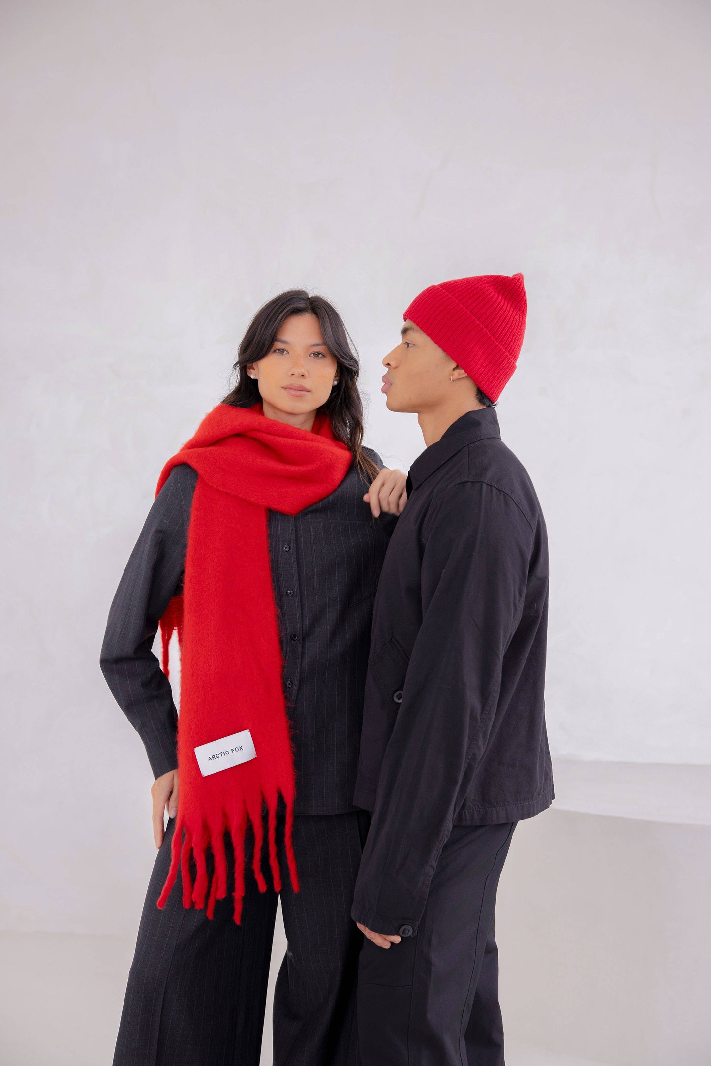 Ultra Soft Recycled Scarf | Crimson Red