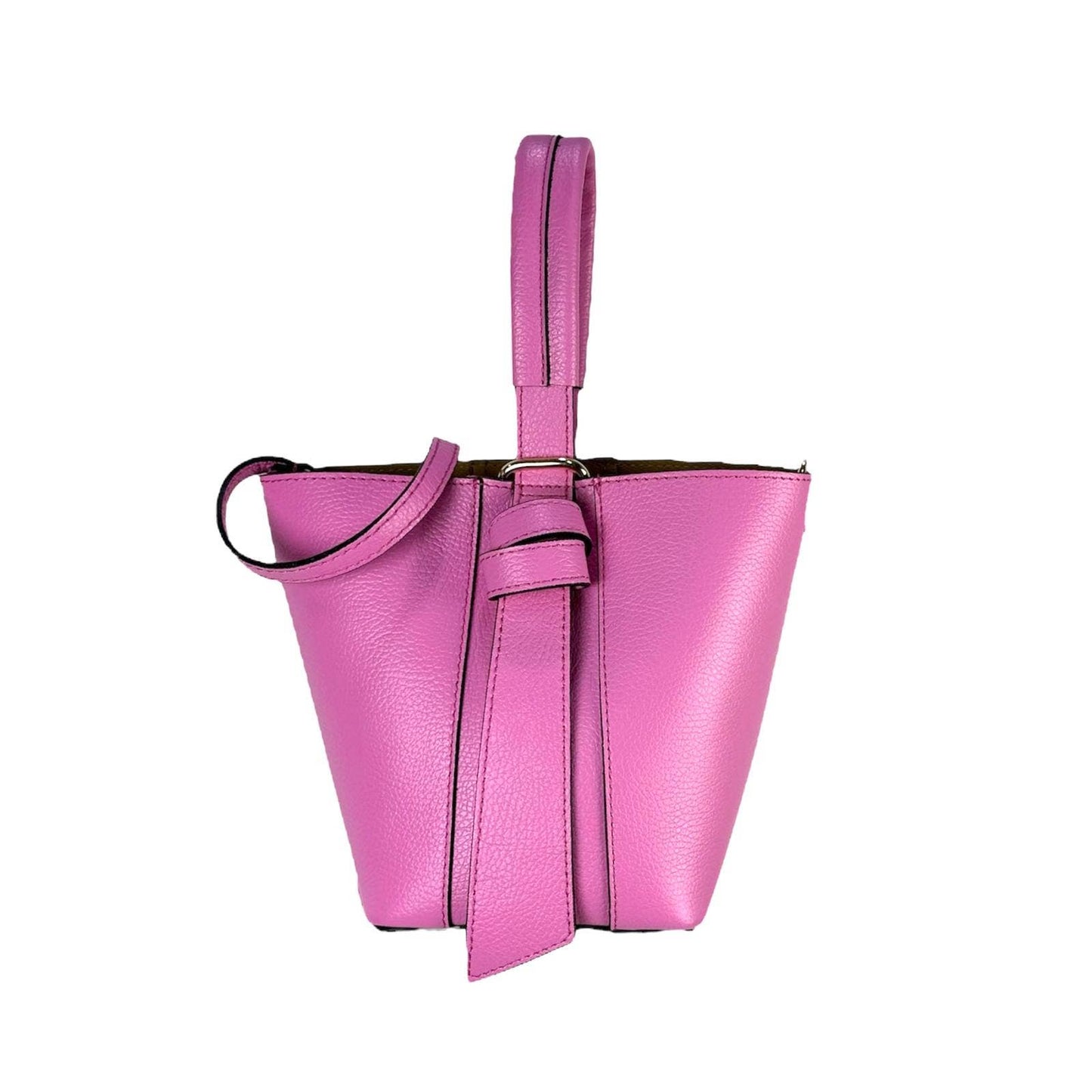 Leather Tote Handbag with Changing Bag | Nude