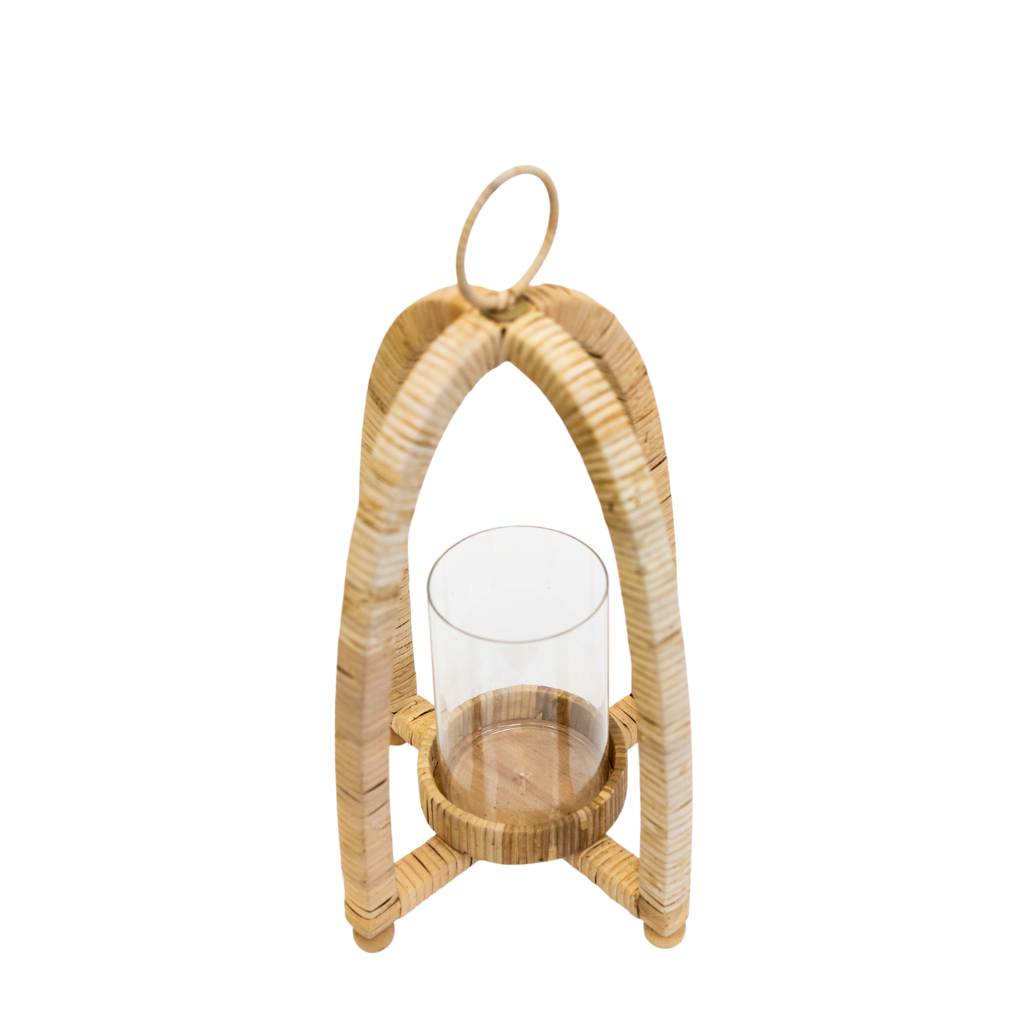 Boho Rattan Arch Lantern