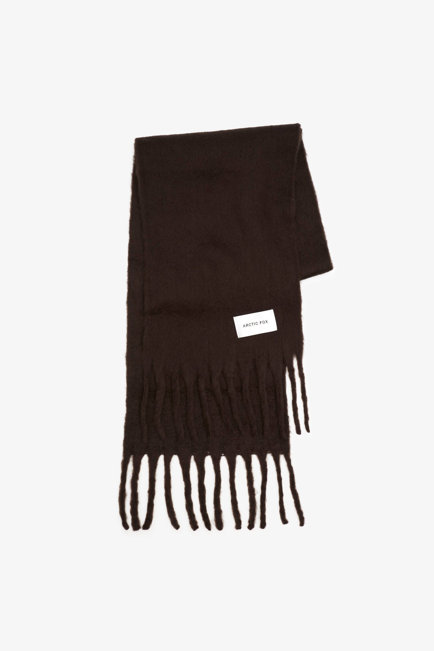 Ultra Soft Recycled Scarf | Ground Coffee