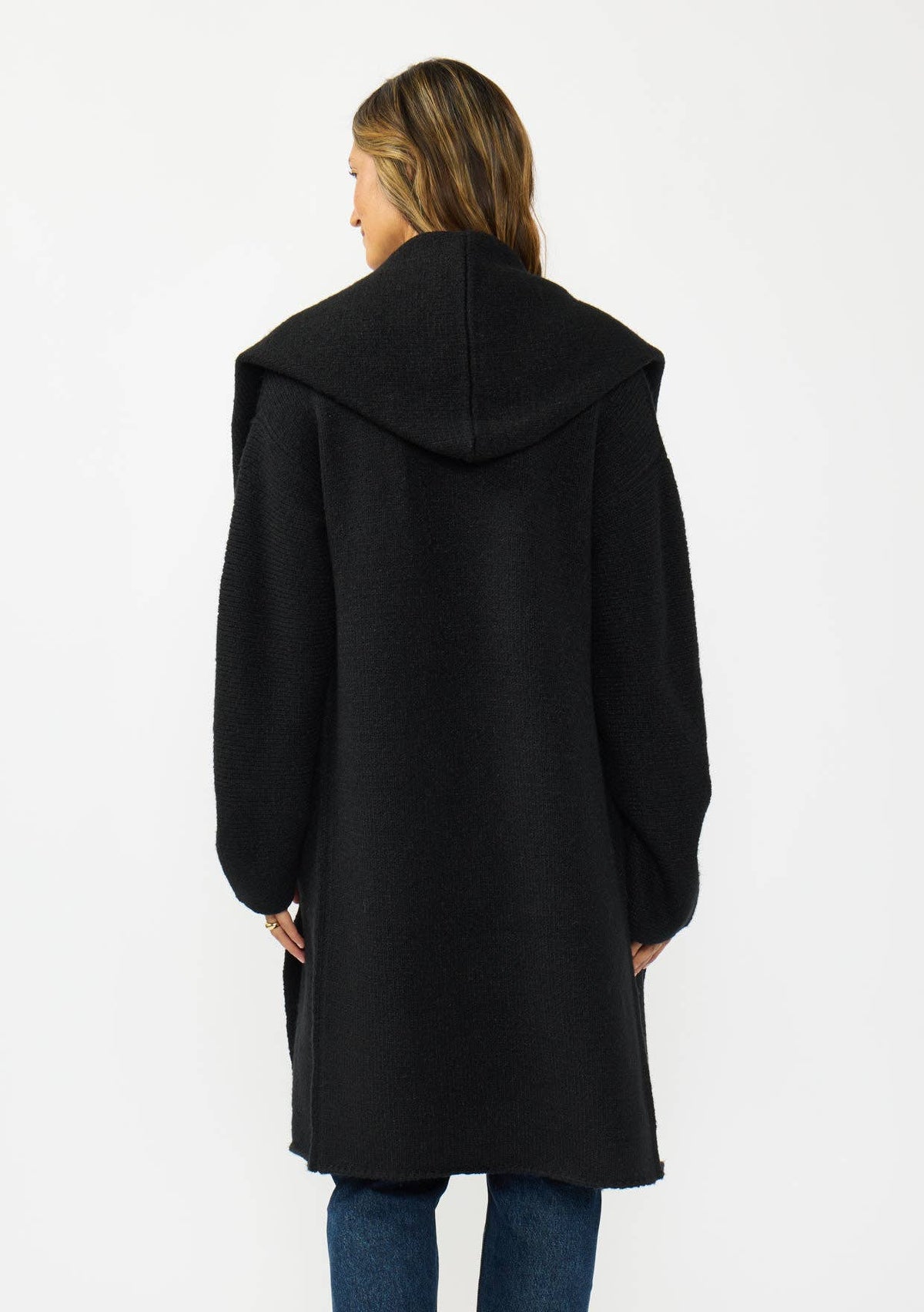 Hooded Cardigan with Pockets