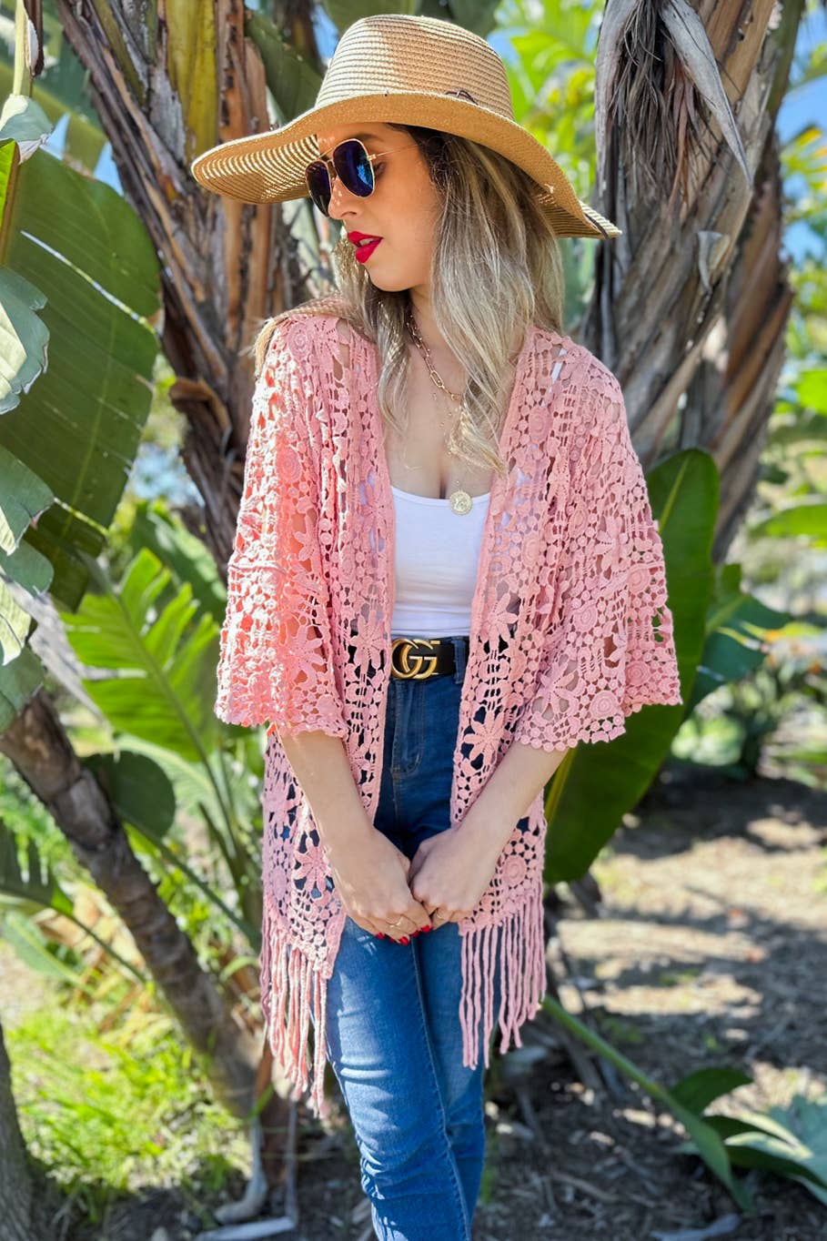 Kimono | Peach Crochet