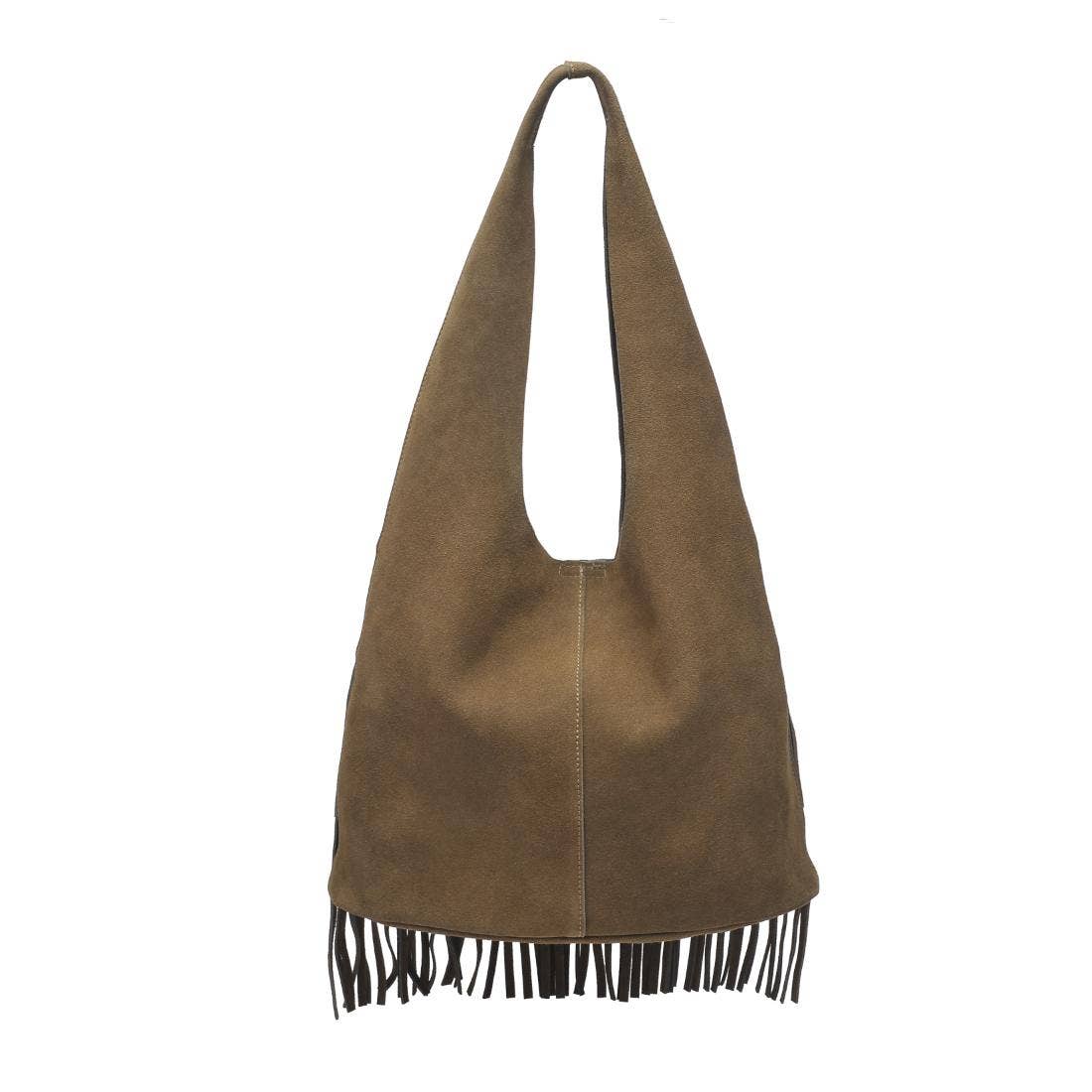 Bohemian Fringe Handbag | Olive