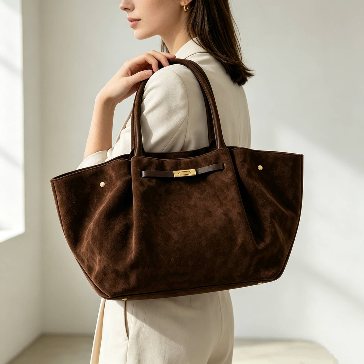 Italian Suede Handbag