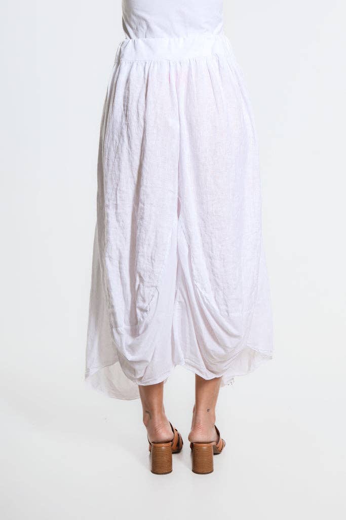 Bunched Pocket Skirt | Taupe