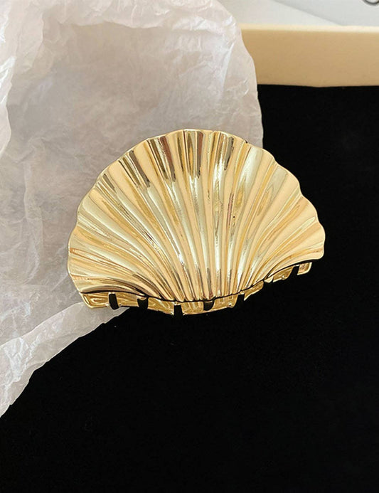 Seashell Hairclip | Large Gold