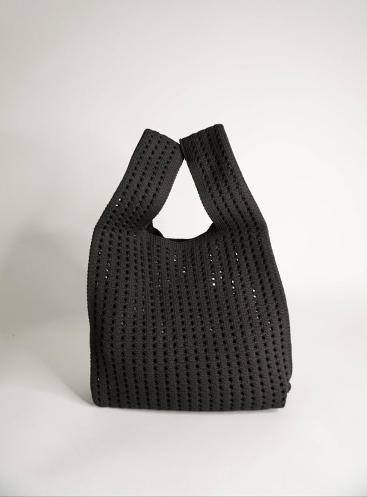 Handbag | Black Crochet | Small