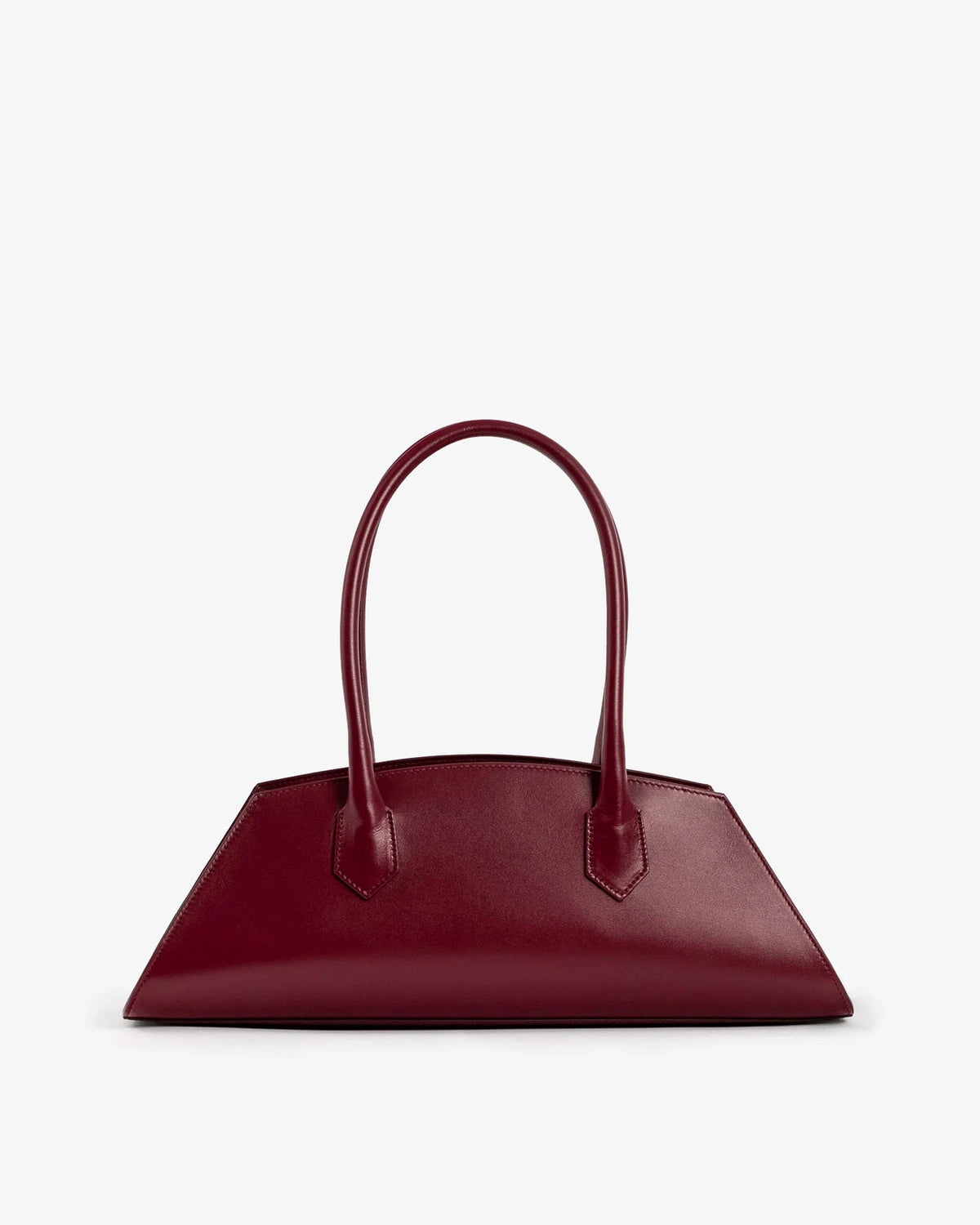 Italian Leather Baguette Bag