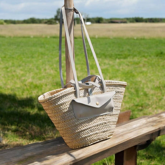 Tote with Leather Pouch