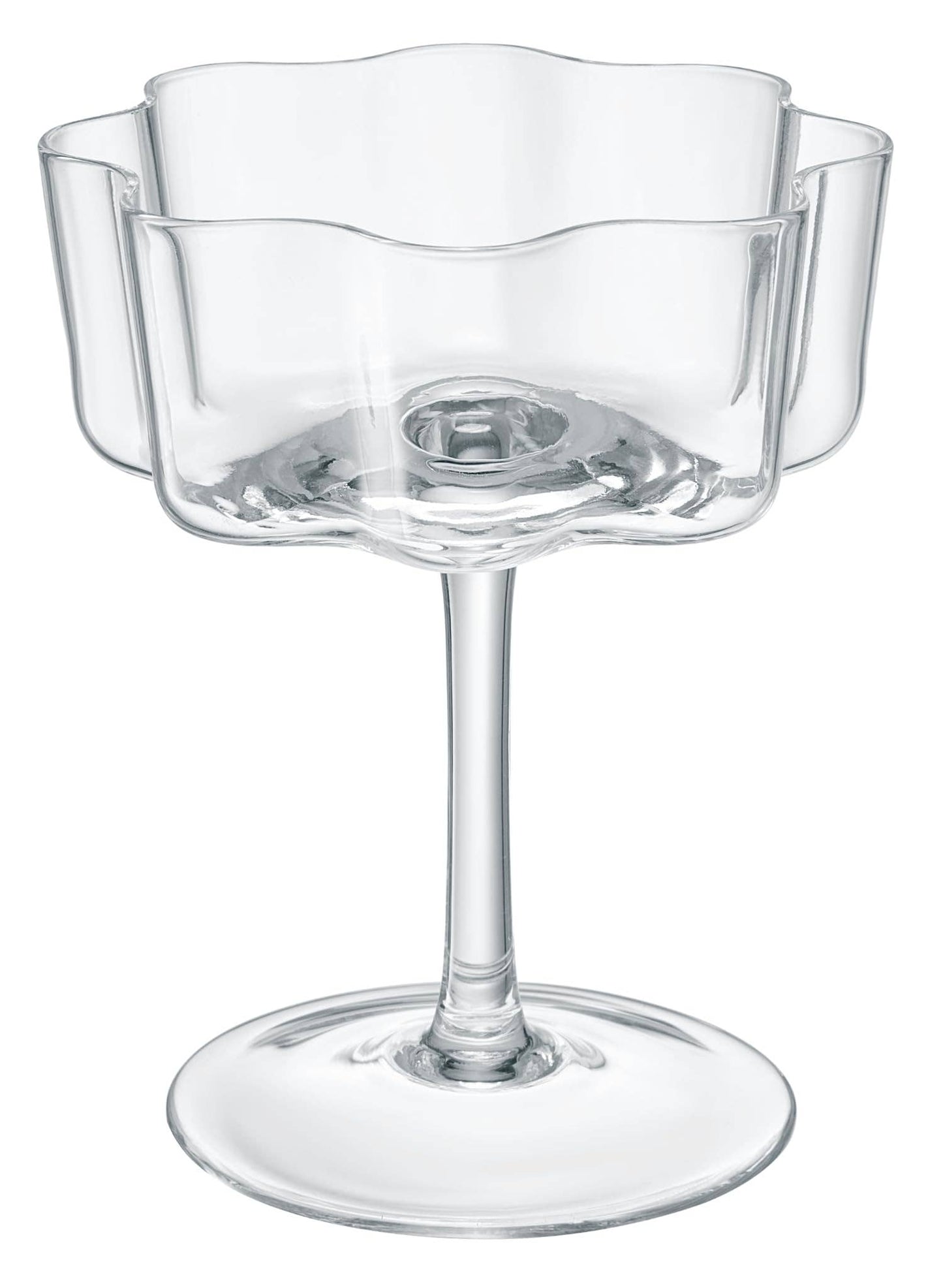 Wavy Coupe Glasses