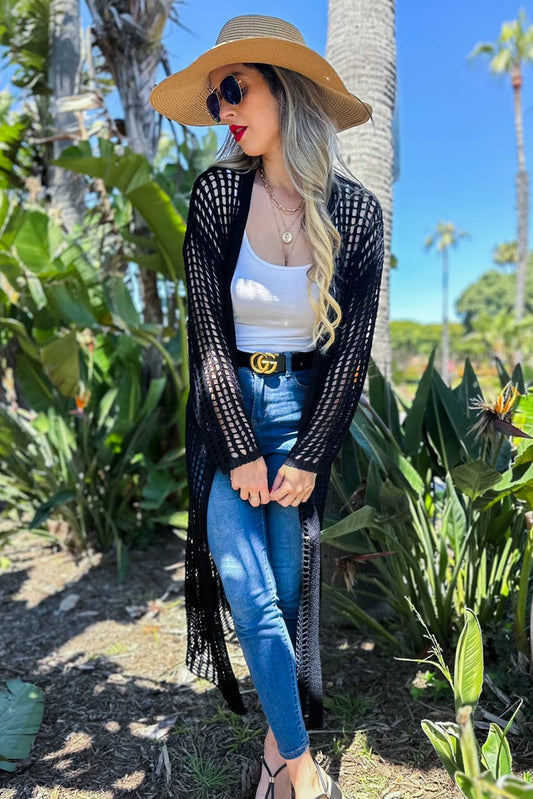 Crochet Sweater | Black