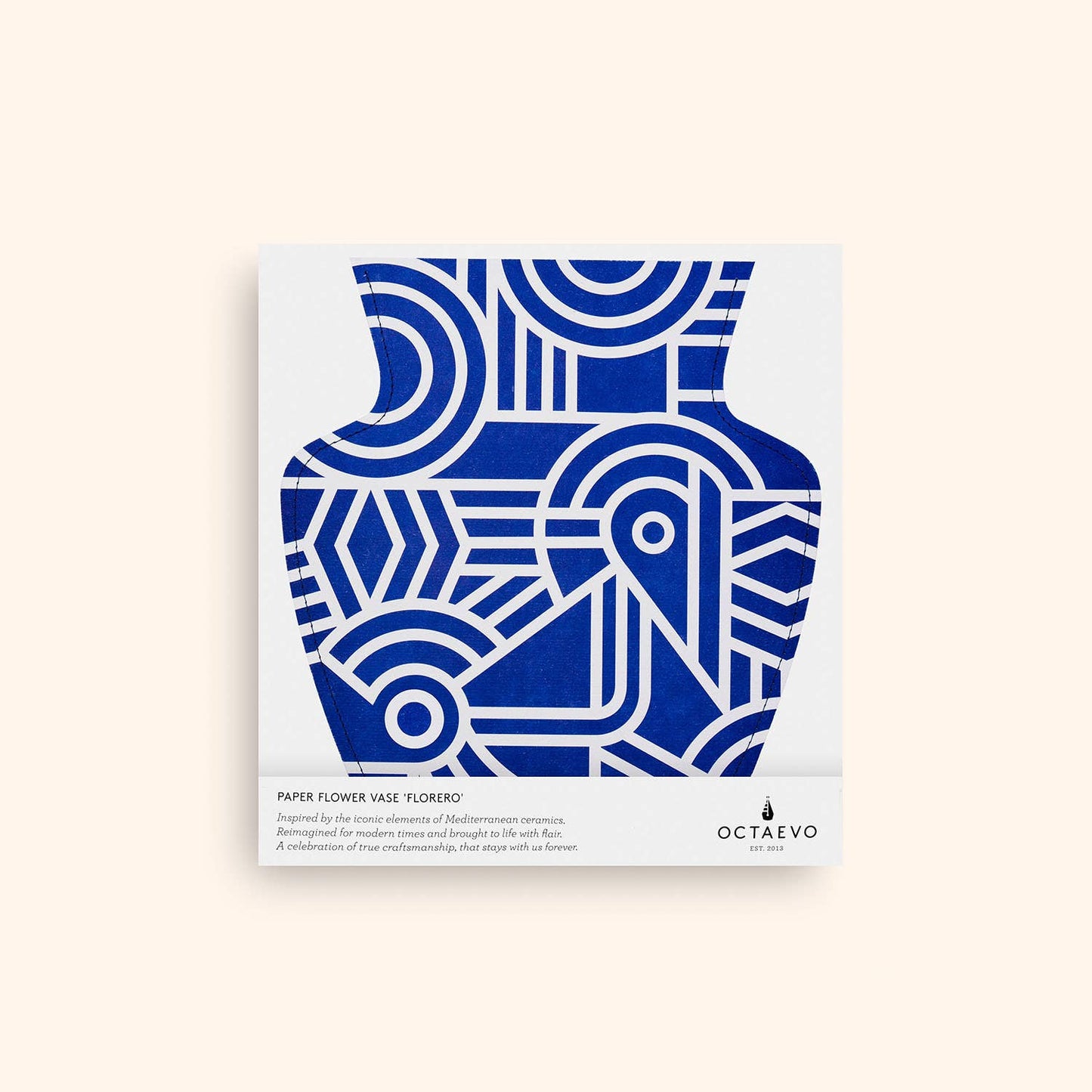 Greco Paper Vase, Flower Vase & Card Set