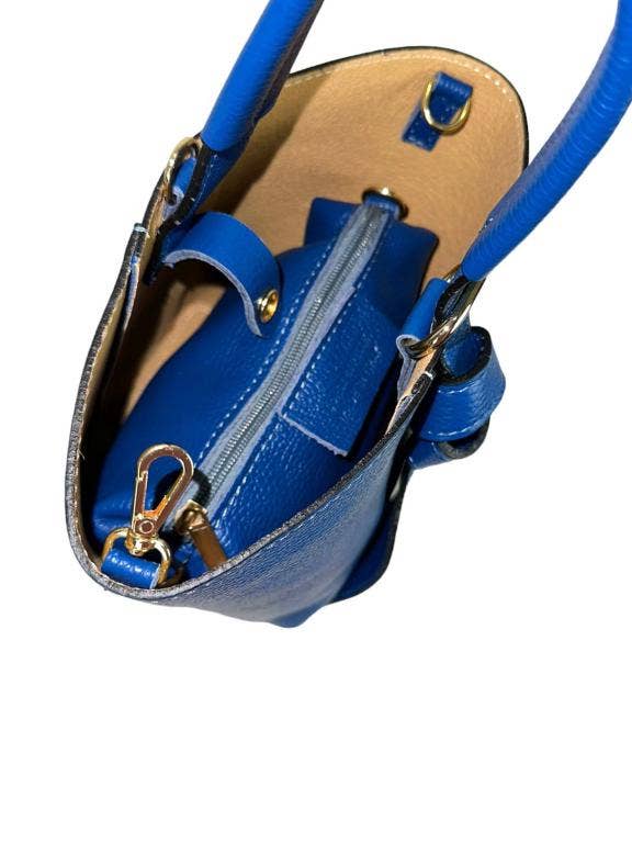 Leather Tote Handbag with Changing Bag | Nude