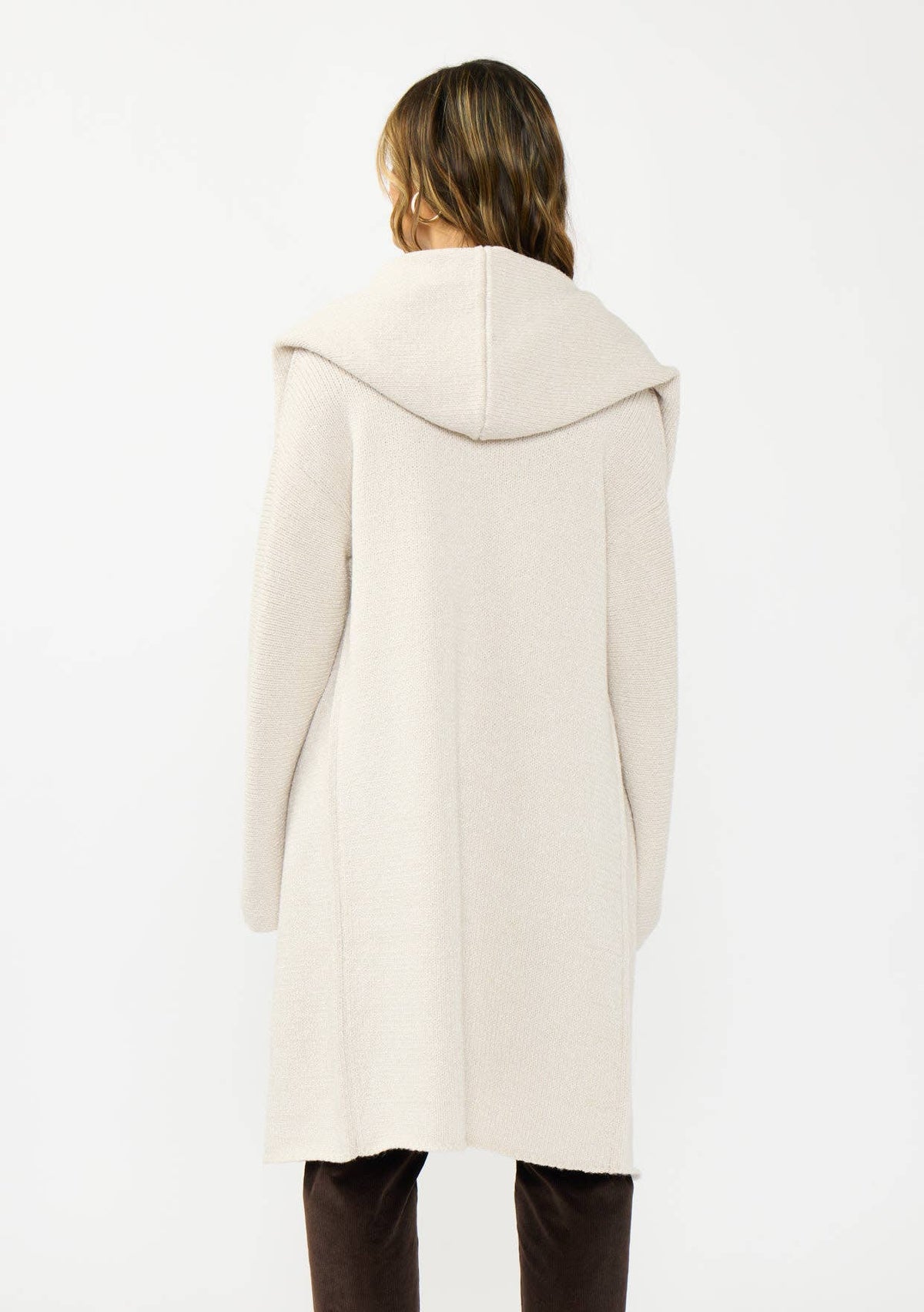 Hooded Cardigan with Pockets