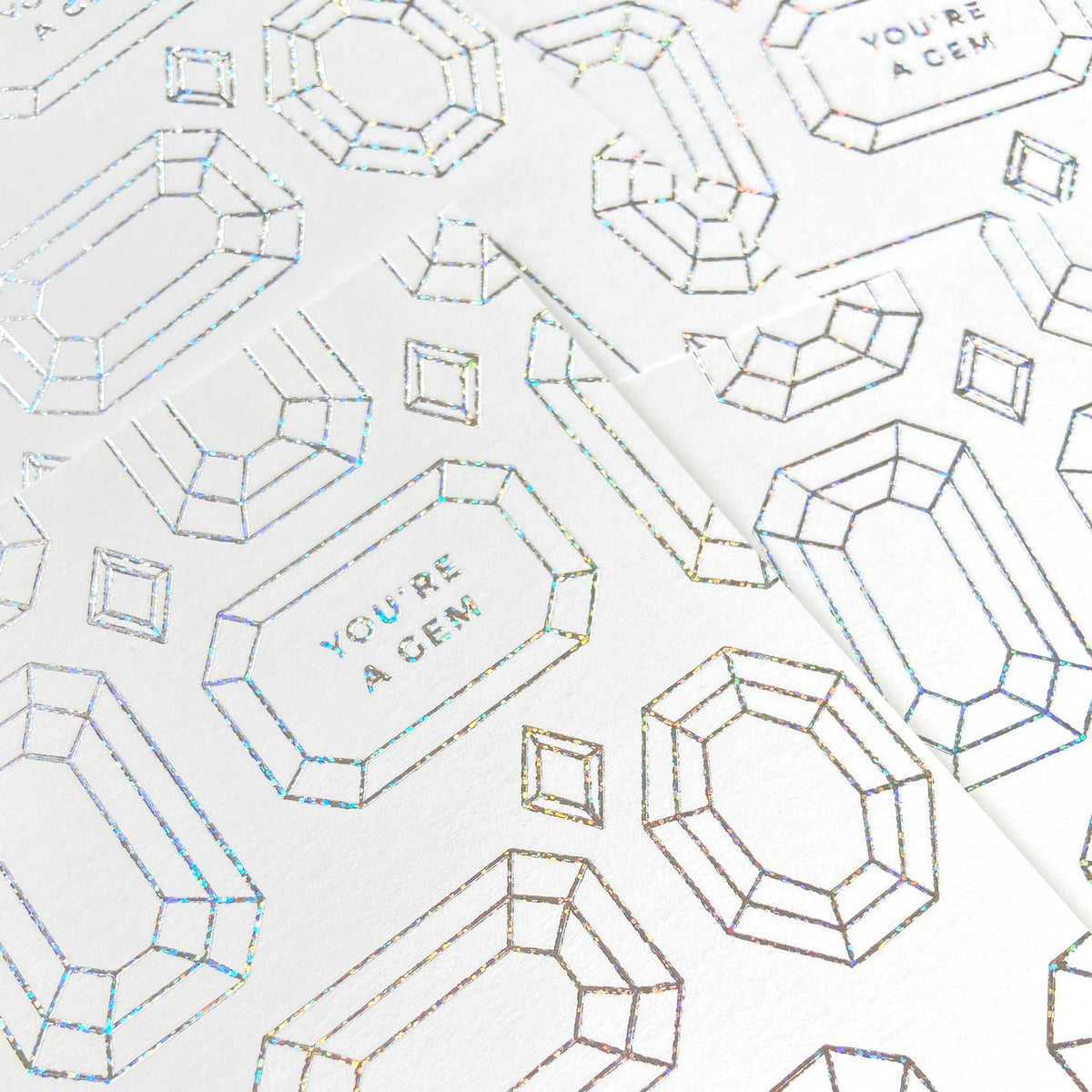 You're A Gem Foil Greeting Card