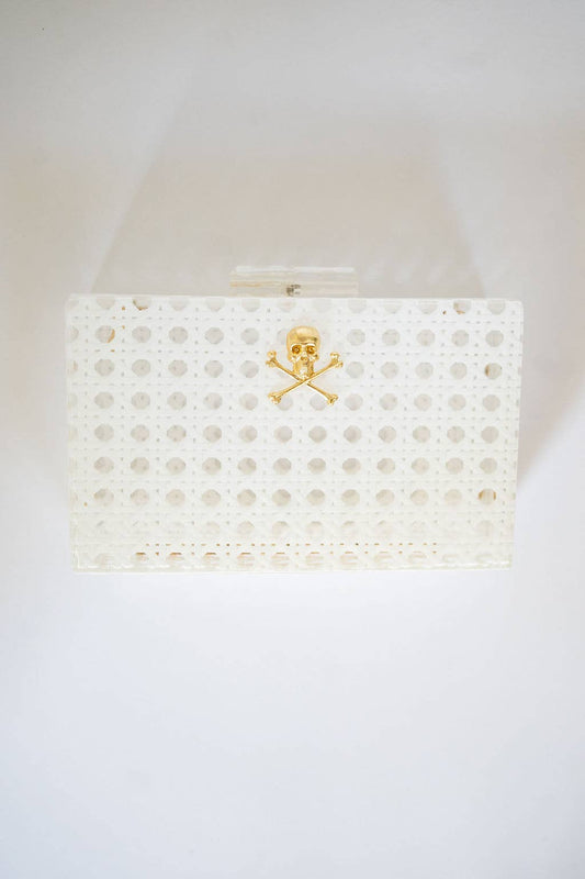 White Clutch with Skull