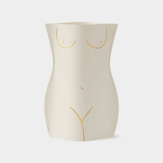 Venus Paper Vase, Flower Vase & Card Set | Ivory